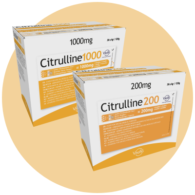 Verpakkingen van Citrulline 1000mg en 200mg